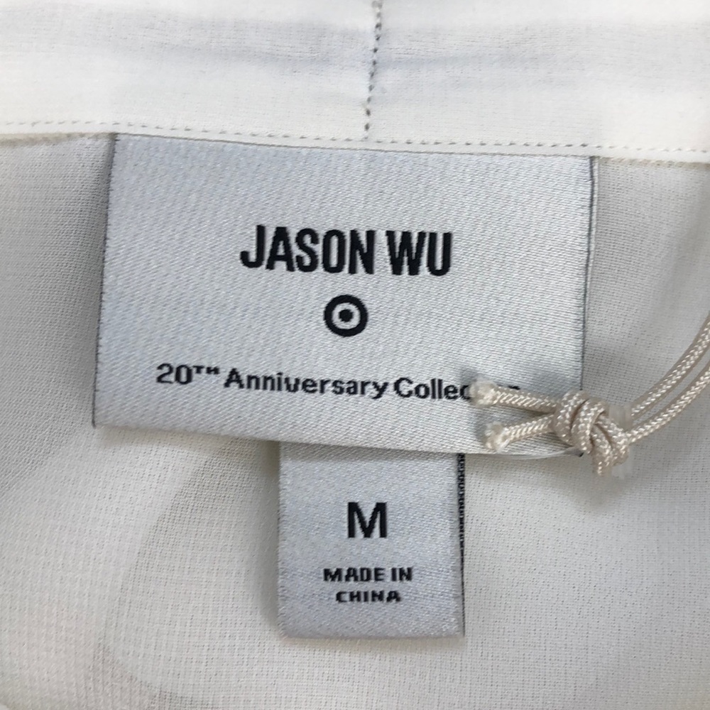 Jason Wu Target White Long Sleeve Collar Blouse - Picture 7 of 9